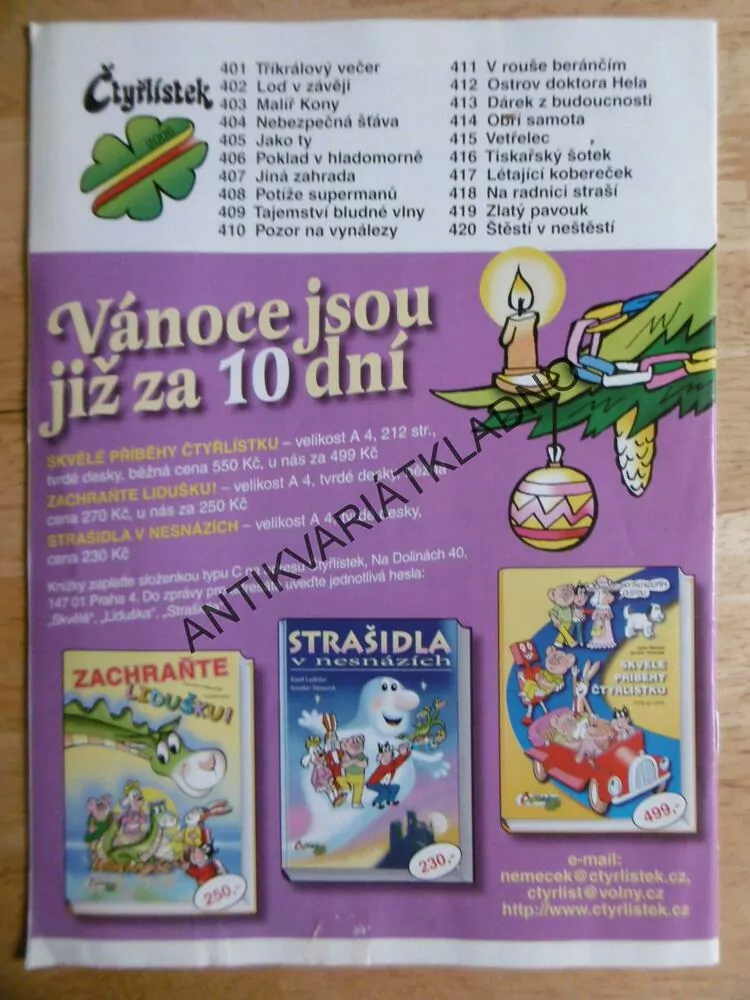 ČTYŘLÍSTEK 400 - SOUHVĚZDÍ ČTYŘLÍSTEK