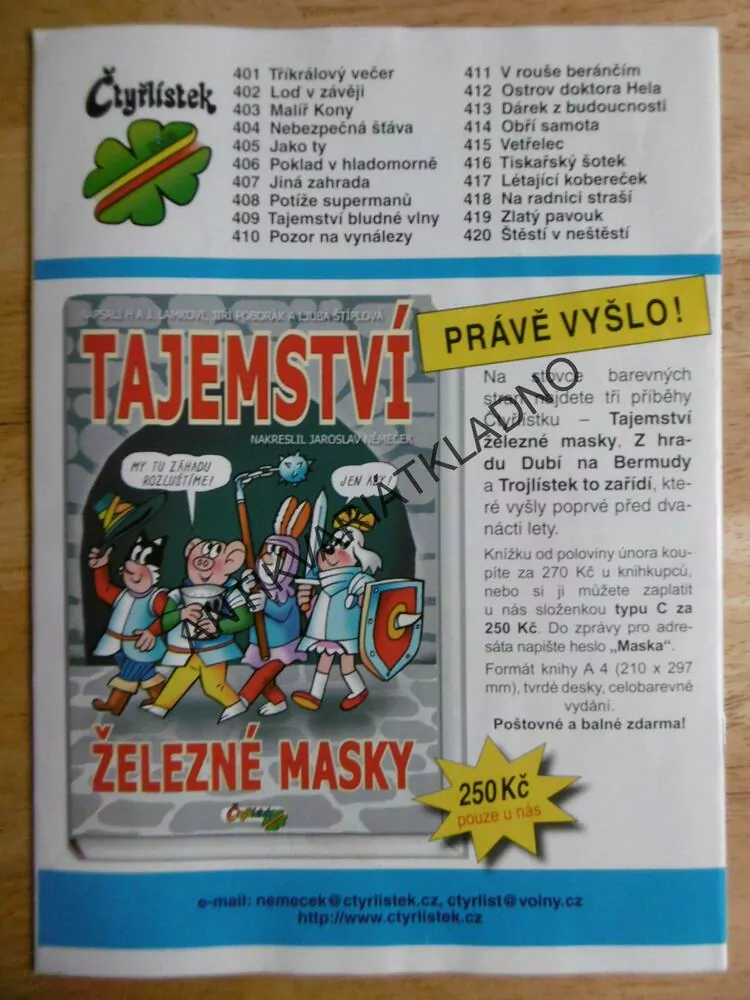 ČTYŘLÍSTEK 403 - MALÍŘ KONY