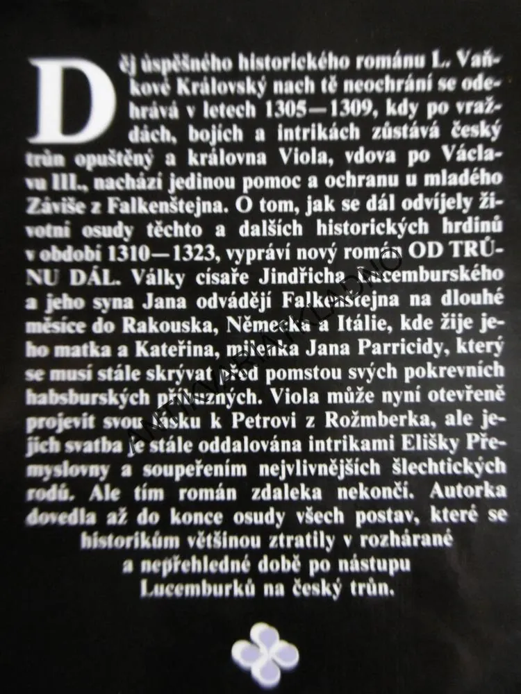 OD TRŮNU DÁL, LUDMILA VAŇKOVÁ, **an
