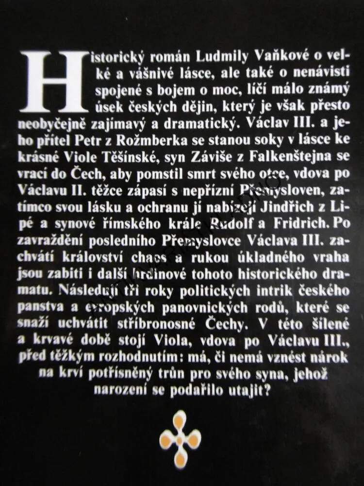 KRÁLOVSKÝ NACH TĚ NEOCHRÁNÍ, LUDMILA VAŇKOVÁ, **an