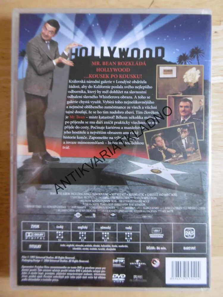 MR. BEAN, NEJVĚTŠÍ FILMOVÁ KATASTROFA, ROWAN ATKINSON, DVD FILM