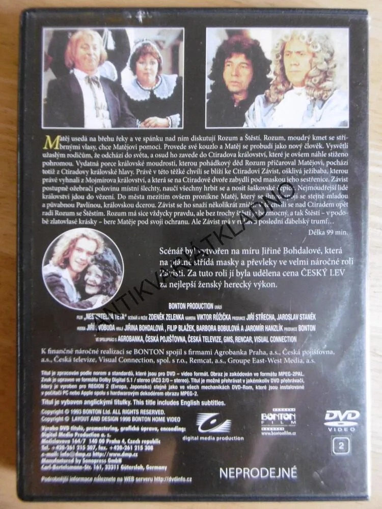 NESMRTELNÁ TETA, DVD FILM 