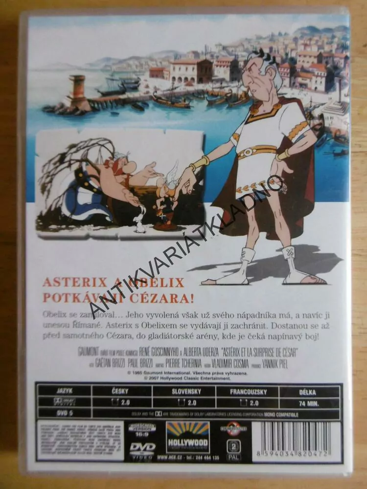 ASTERIX A PŘEKVAPENÍ PRO CÉZARA, DVD FILM
