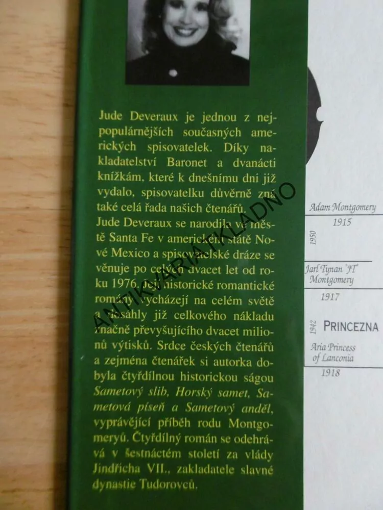 HORSKÝ VAVŘÍN, JUDE DEVERAUX, **an