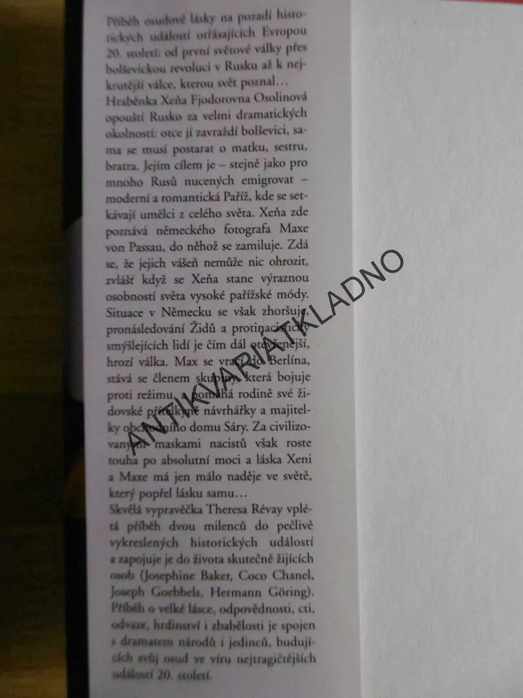 BÍLÁ VLČICE, THERESA RÉVAY, **an
