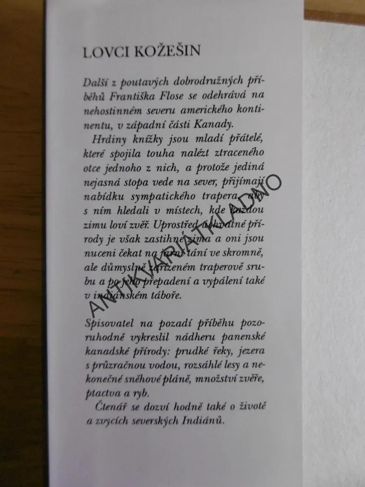 LOVCI KOŽEŠIN, FRANTIŠEK FLOS, SALAČ, 1998, **an