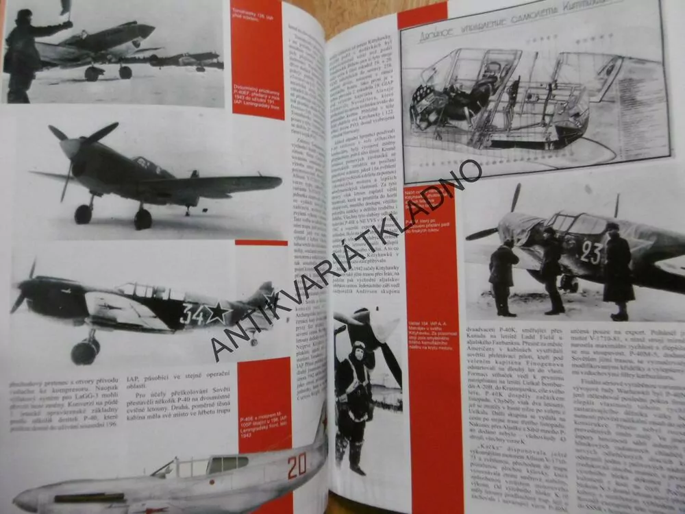 AERO 27, SPITFIRE A CURTISS P-40 V SSSR, LETADLO,