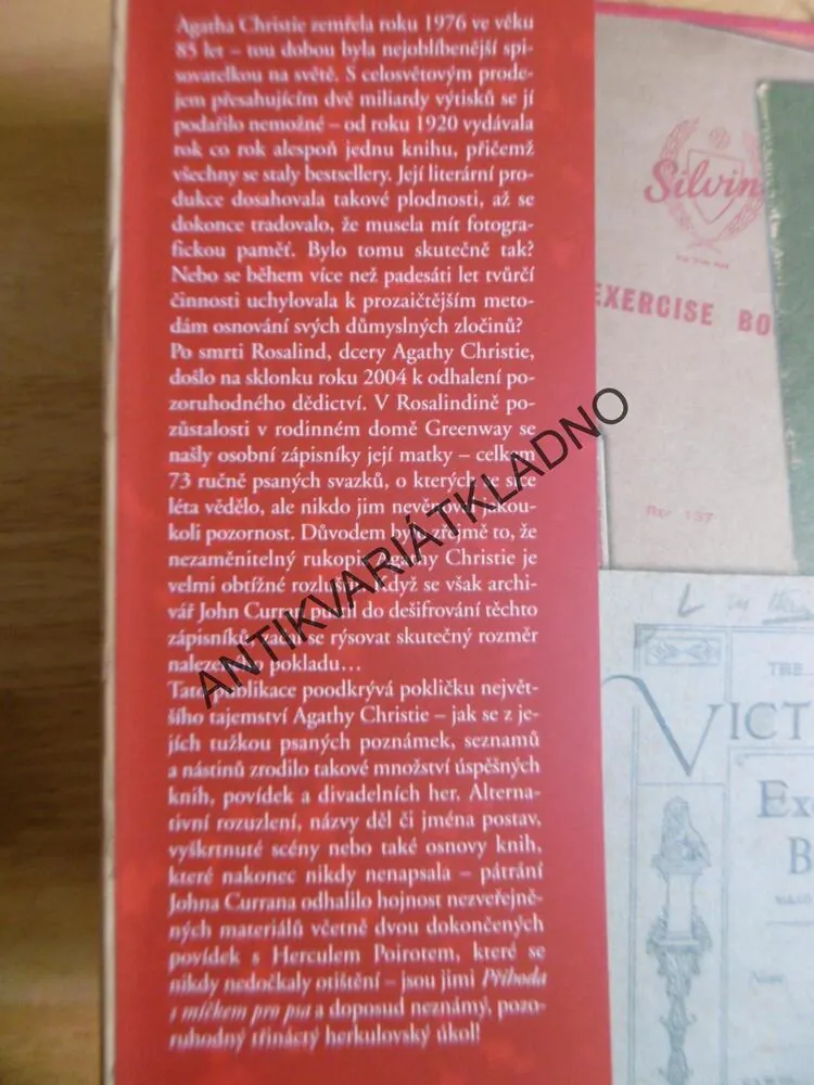 UTAJENÉ ZÁPISNÍKY AGATHY CHRISTIE, JOHN CURRAN, POIROT, **an