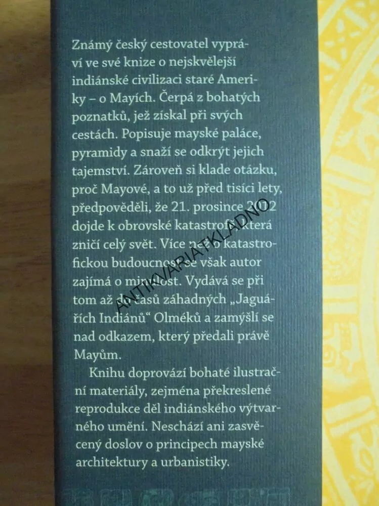 2012, MILOSLAV STINGL, MAYOVÉ, JEJICH CIVILIZACE, **an