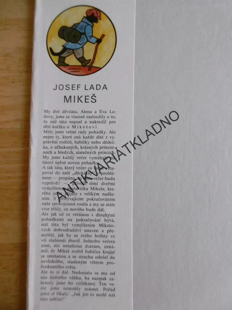 MIKEŠ, KOCOUR, JOSEF LADA, 1974, **an