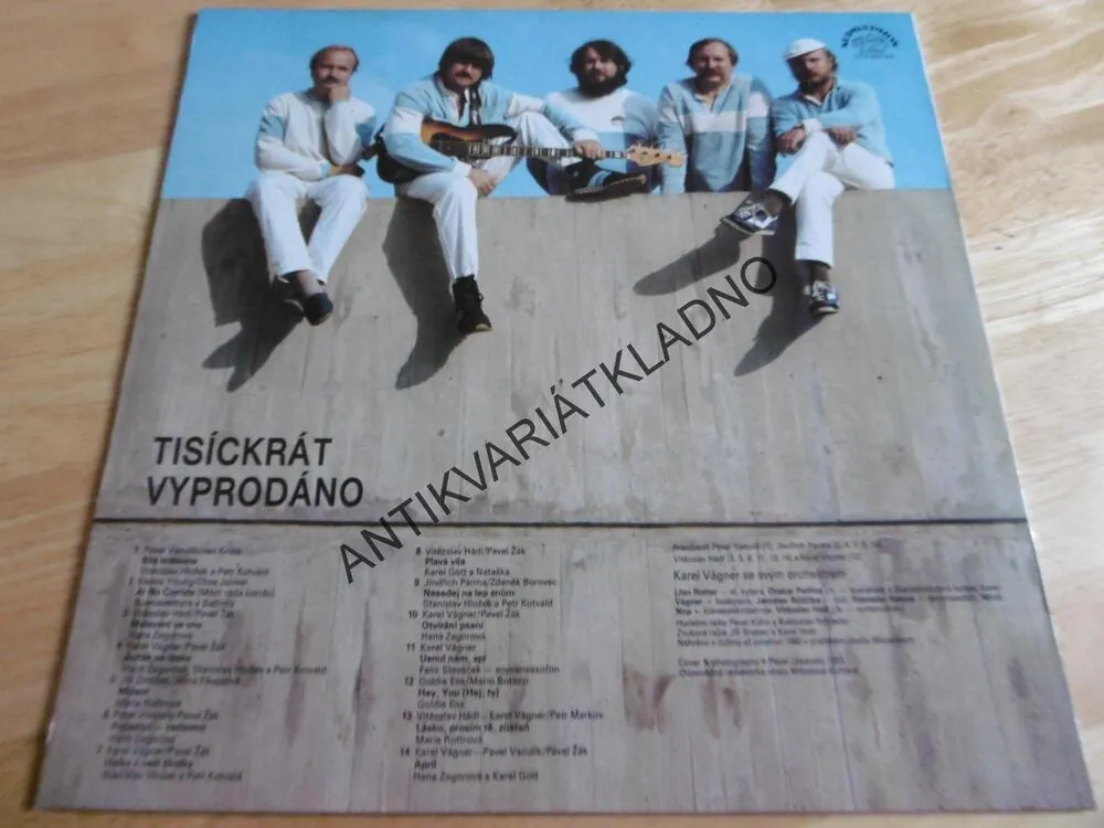 TISÍCKRÁT VYPRODÁNO, PŘÁTELSKÁ SETKÁNÍ 2, HLOŽEK, GOTVALD, ZAGOROVÁ, KAREL GOTT, ROTTROVÁ, LP