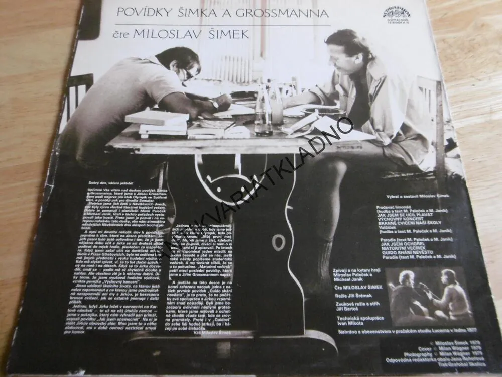 POVÍDKY ŠIMKA A GROSSMANNA 1., ŠIMEK, GROSSMANN