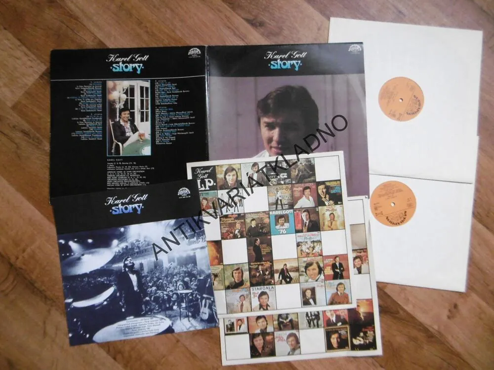 KAREL GOTT, STORY 1, + PŘÍLOHY, 2 LP, BOOK