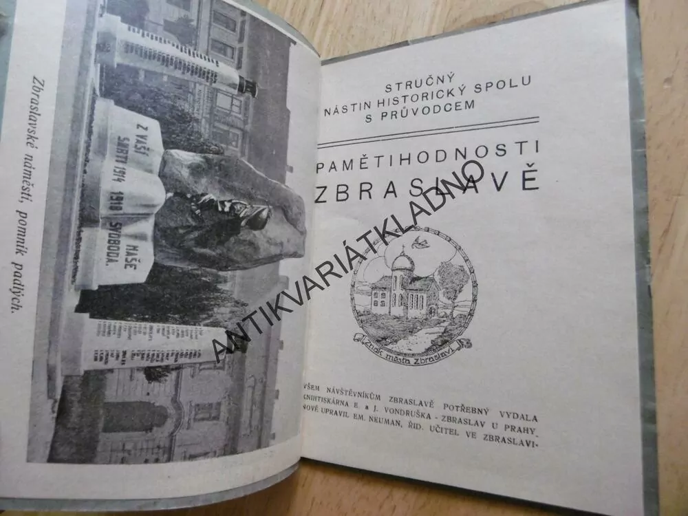 ADRESÁŘ A PRŮVODCE ZBRASLAV, PRAHA, 
