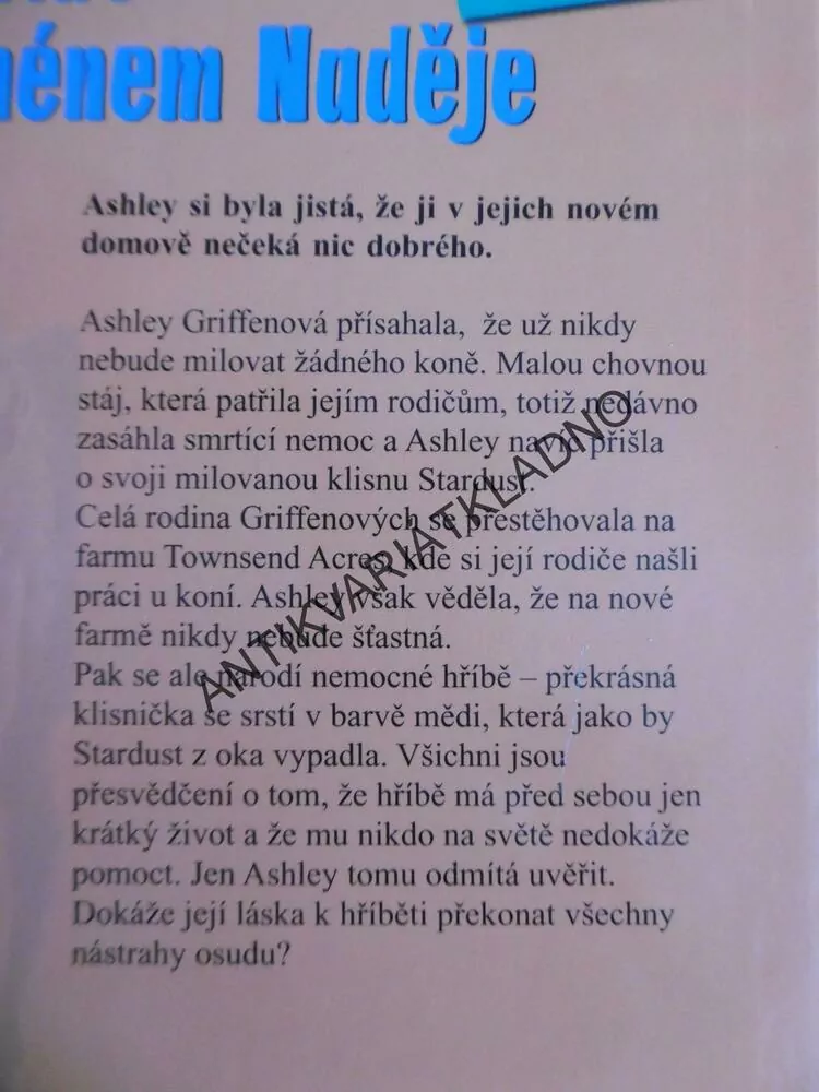 HŘÍBĚ JMÉNEM NADĚJE, JOANNA CAMPBELL, PLNOKREVNÍK, **an