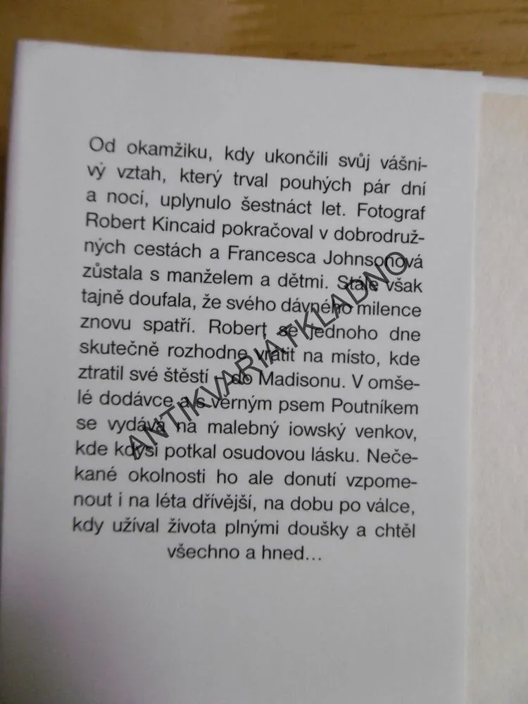 PRACH TISÍCE CEST, ROBERT JAMES WALLER, **an