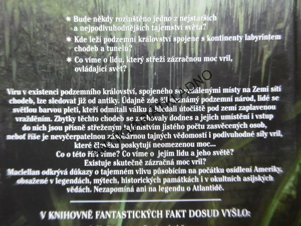 AGARTHA, ZTRACENÁ PODZEMNÍ ŘÍŠE, ALEC MACLELLAN,