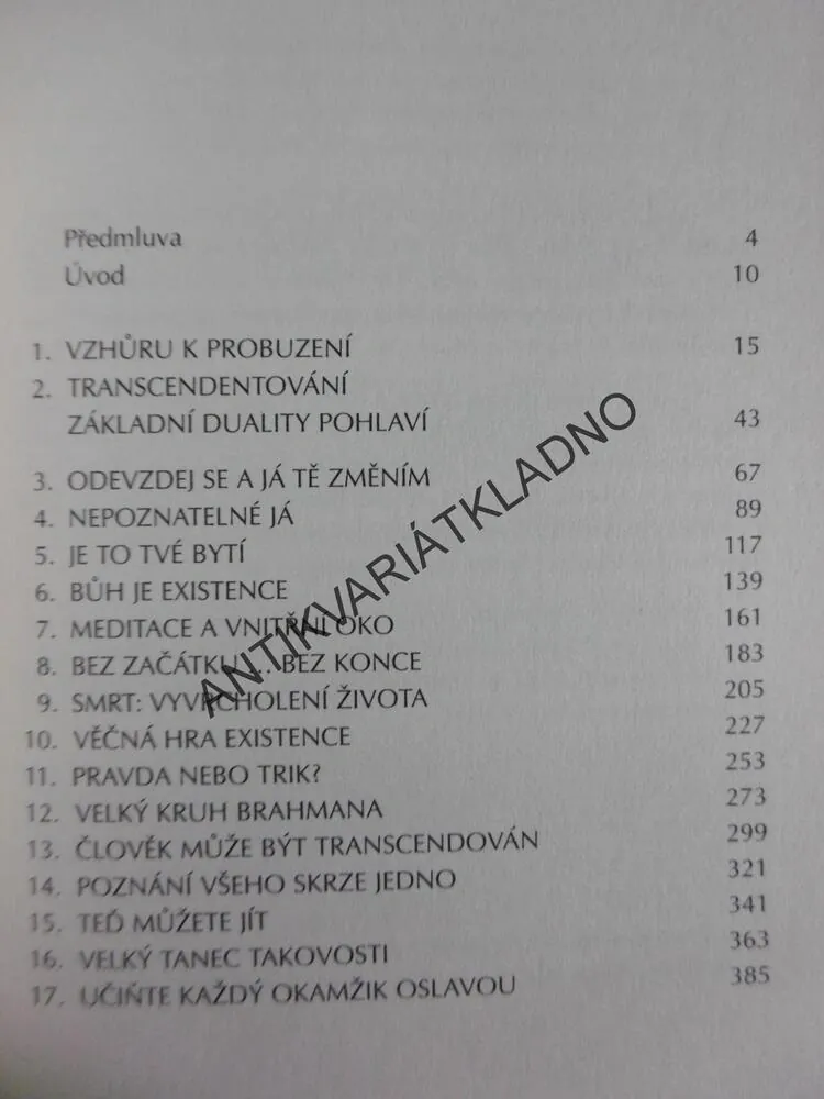 NEJVYŠŠÍ NAUKA , PROMLUVY O KÉNA-UPANIŠÁDÁCH, OSHO,