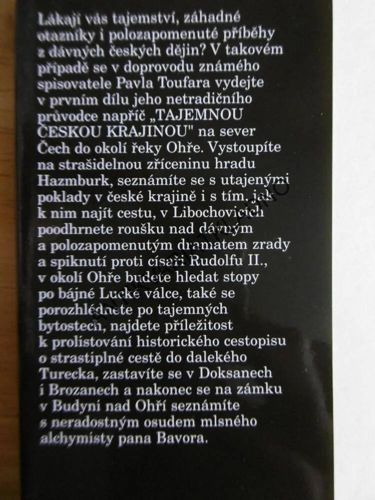 TAJEMNOU ČESKOU KRAJINOU, PAVEL TOUFAR, **an