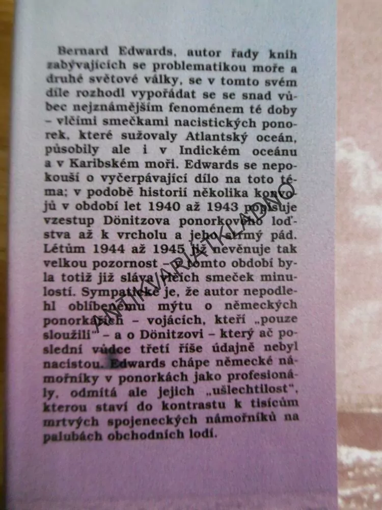 DÖNITZ A VLČÍ SMEČKY, BERNARD EDWARDS, **an