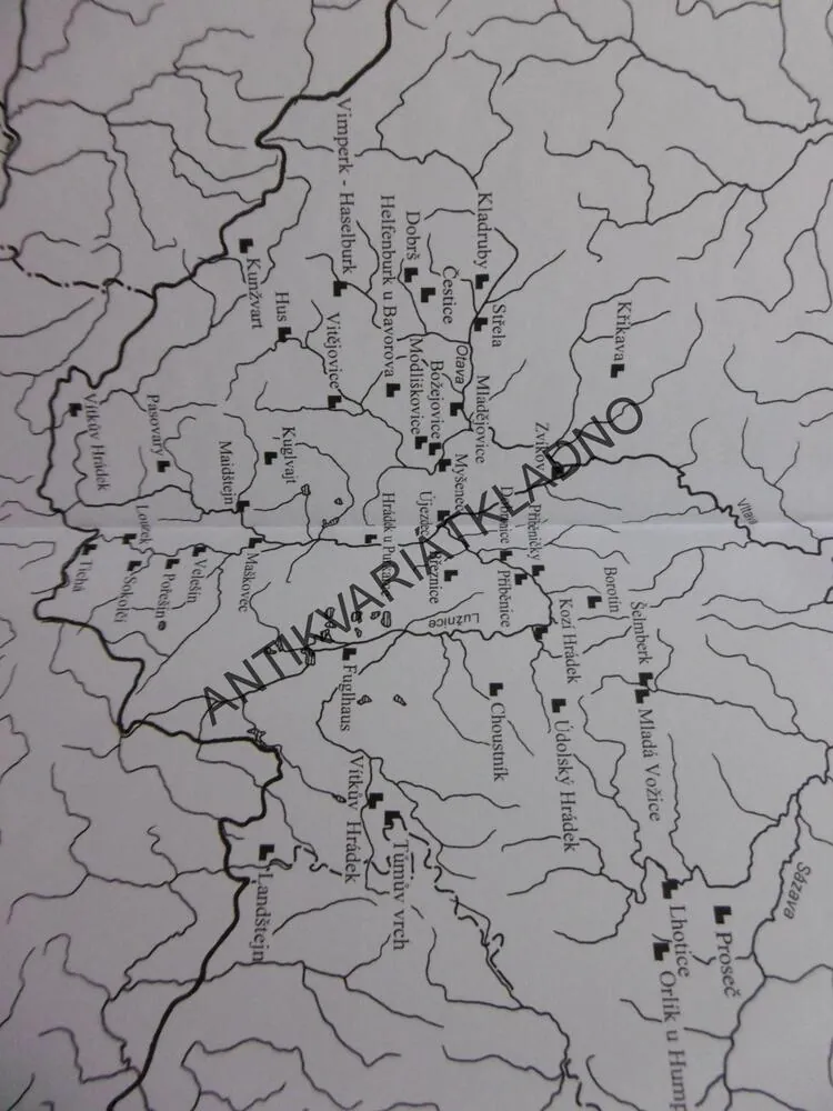ZŘÍCENINY HRADŮ, TVRZÍ A ZÁMKŮ, JIŽNÍ ČECHY, TOMÁŠ DURDÍK