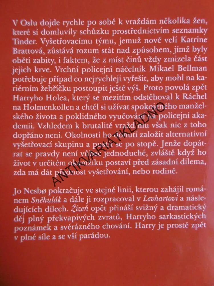 ŽÍZEŇ, JO NESBO,