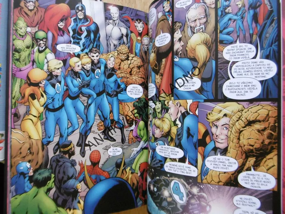 FANTASTIC FOUR, KONEC, KOMIKS MARVEL 46.