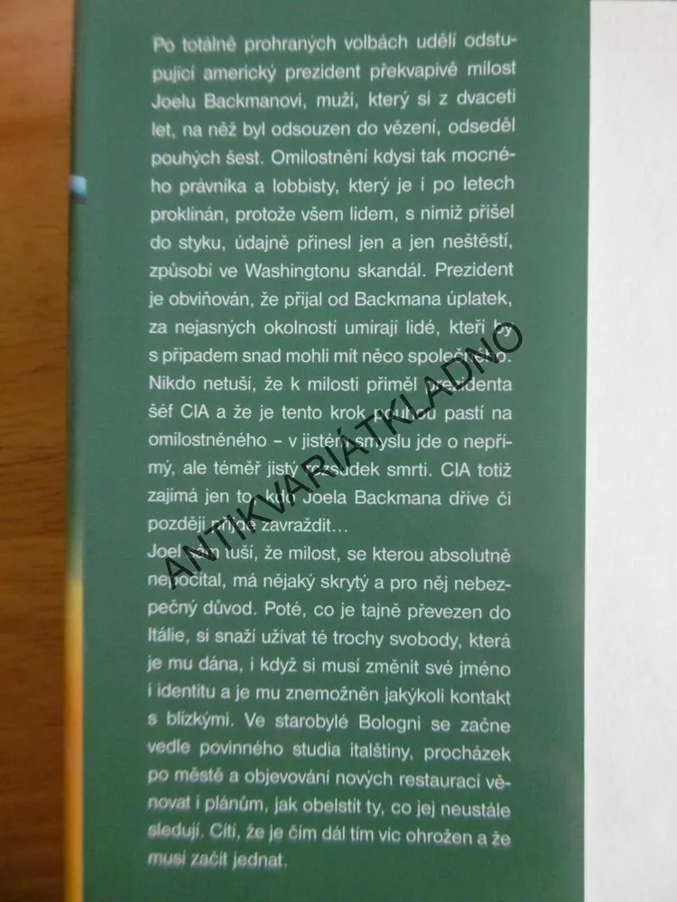 LOBBISTA, JOHN GRISHAM, **an