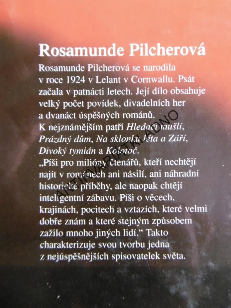 NA SKLONKU LÉTA, ROSAMUNDE PILCHEROVÁ, **an