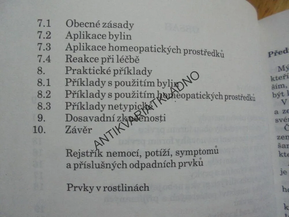 STOPOVÉ PRVKY A KOVY ŽIVOTA V PŘÍRODĚ,JANČA LÉČENÍ, **an