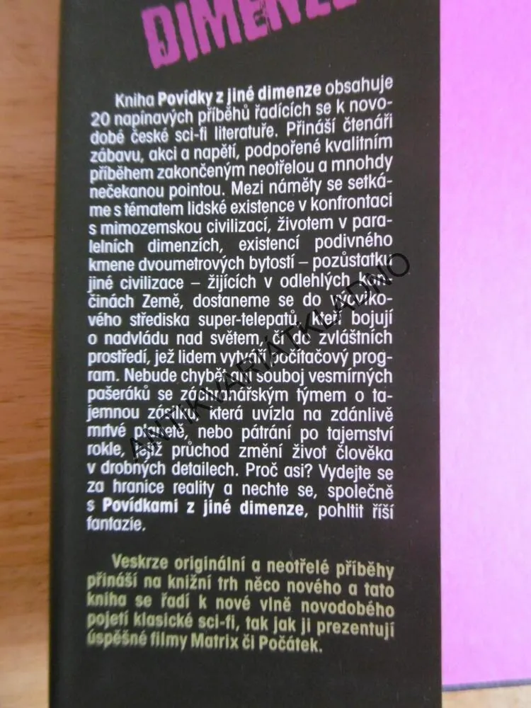 POVÍDKY Z JINÉ DIMENZE, PETR MATĚJČEK,