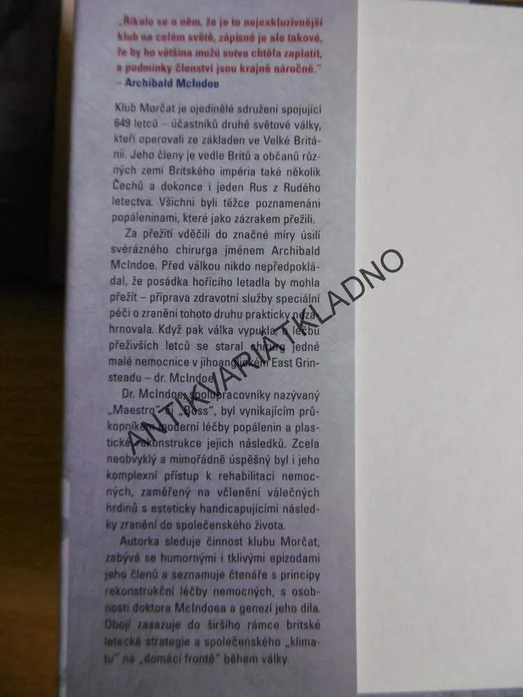 LETCI S PLASTIKOU, E.R. MAYHEWOVÁ, **an