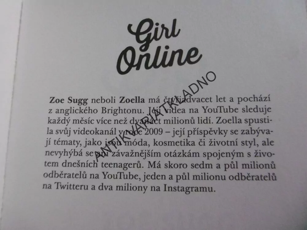 GIRL ONLINE, S LÁSKOU ZOELLA, ZOE SUGG, **an