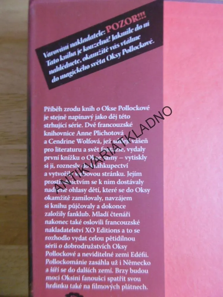 OKSA POLLOCKOVÁ, VYVOLENÁ, KNIHA PRVNÍ, ANNE PLICHOTOVÁ, GENDRINE WOLFOVÁ, **an
