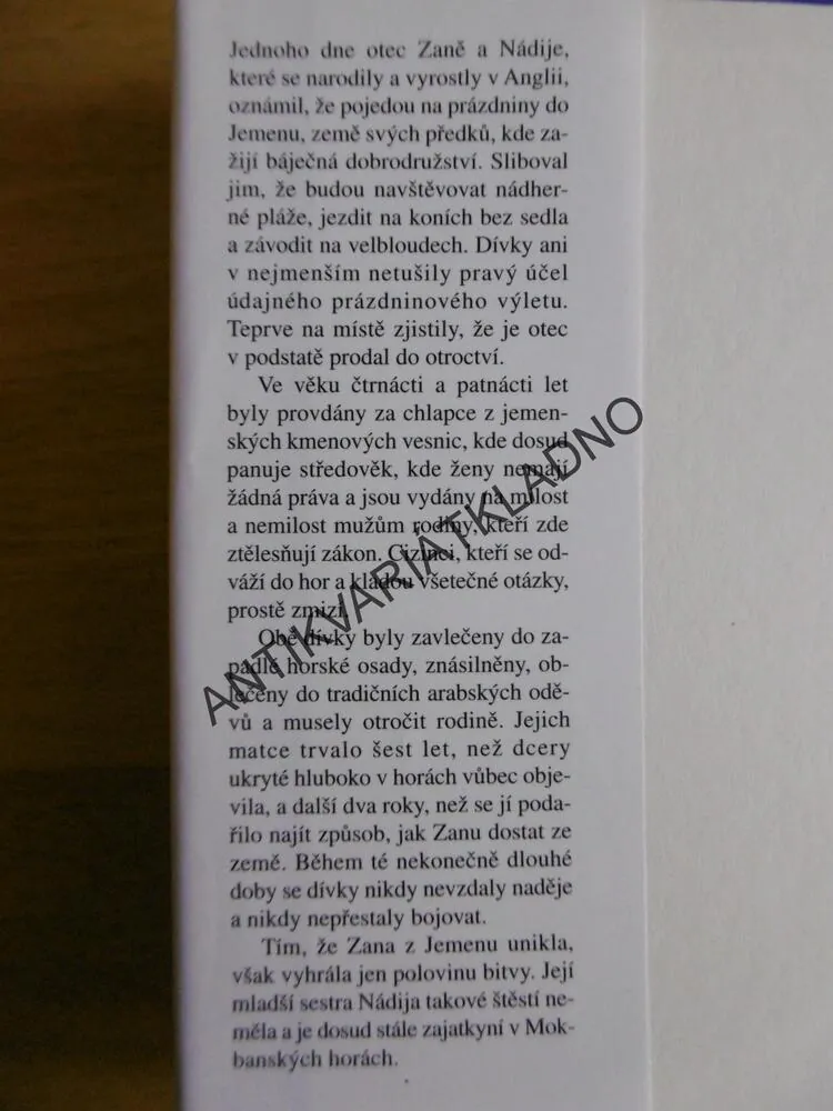 PRODANÁ, ZANA MUHSENOVÁ, ADREW CROFTS, 