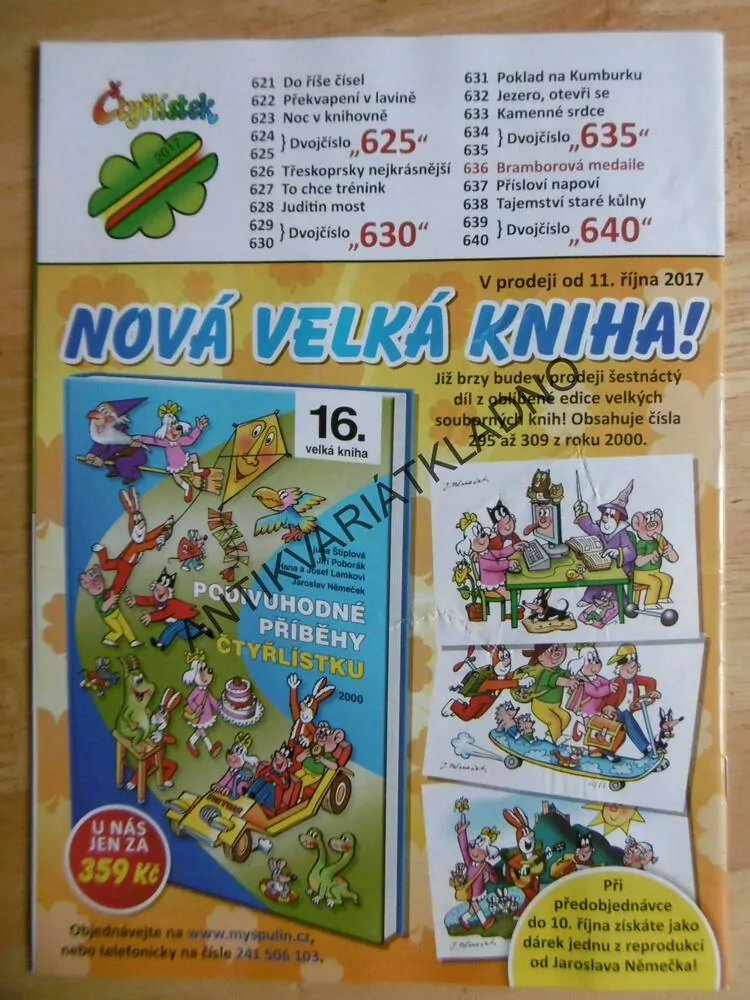 ČTYŘLÍSTEK 636 - BRAMBOROVÁ MEDAILE