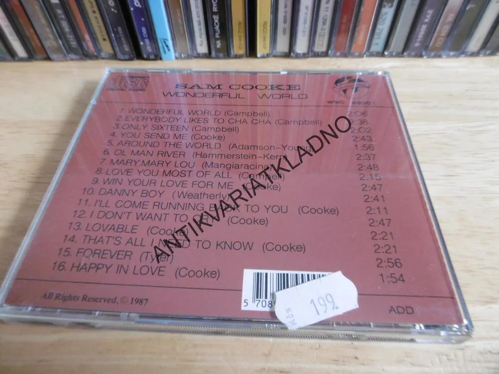 SAM COOKE, WONDERFUL WORLD, CD