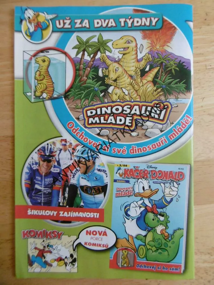 KAČER DONALD, 1/08, komiks DISNEY