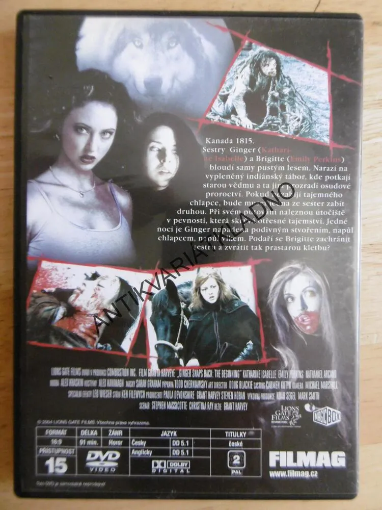 MOJE SESTRA VLKODLAK 3., DVD FILM HOROR