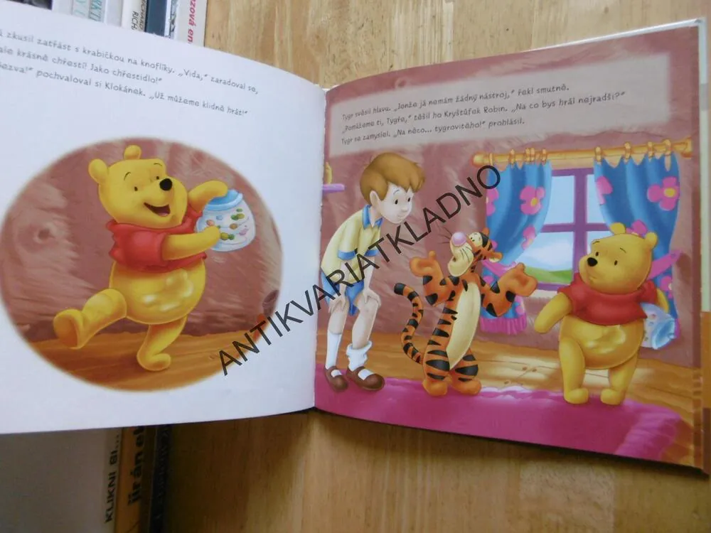 TYGROVITÁ BRNKOKAPELA, MEDVÍDEK PÚ, WALT DISNEY