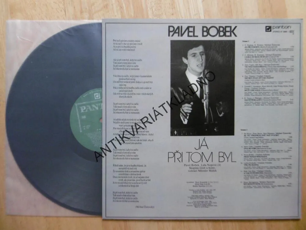 PAVEL BOBEK, JÁ PŘI TOM BYL
