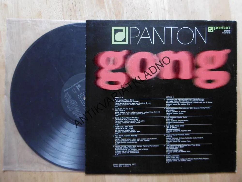 PANTON GONG 3., PAVEL NOVÁK, SODOMA, LIŠKA, JEZINKY, AJ.