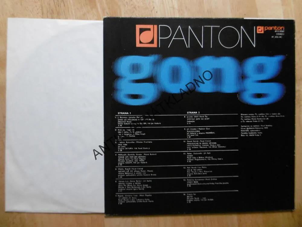 PANTON GONG 5., SODOMA, SATURN, NOVÁK, HELEKAL, BLEHÁROVÁ, AJ.
