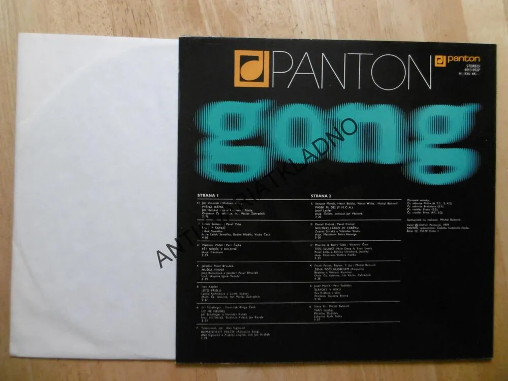 PANTON GONG 6., HELEKAL, SEMELKA, LAUFER, KOŘÍNKOVÁ, SOBOTA, AJ.