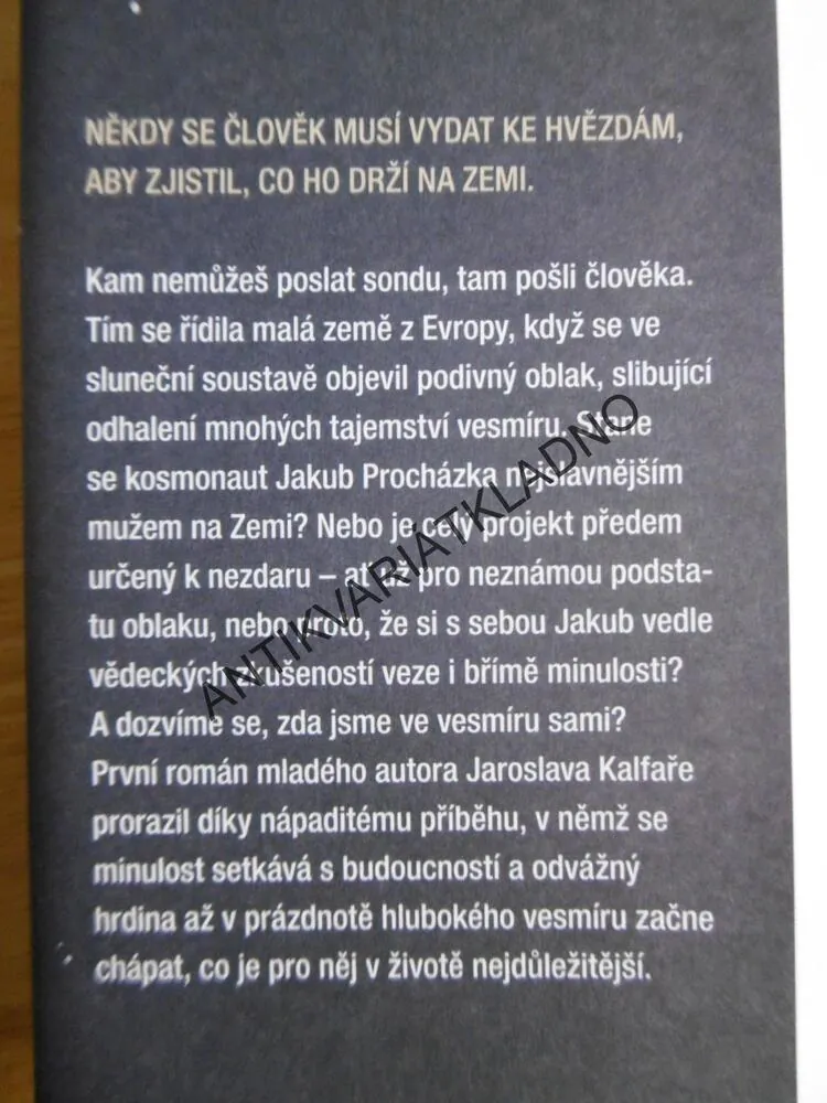 KOSMONAUT Z ČECH, JAROSLAV KALFAŘ,