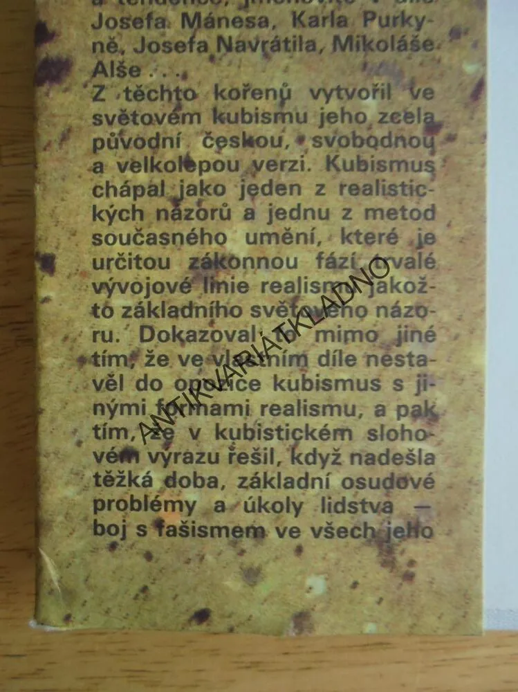 MYŠLENKY, EMIL FILLA, JÁDRA, VÝTVARNÉ UMĚNÍ