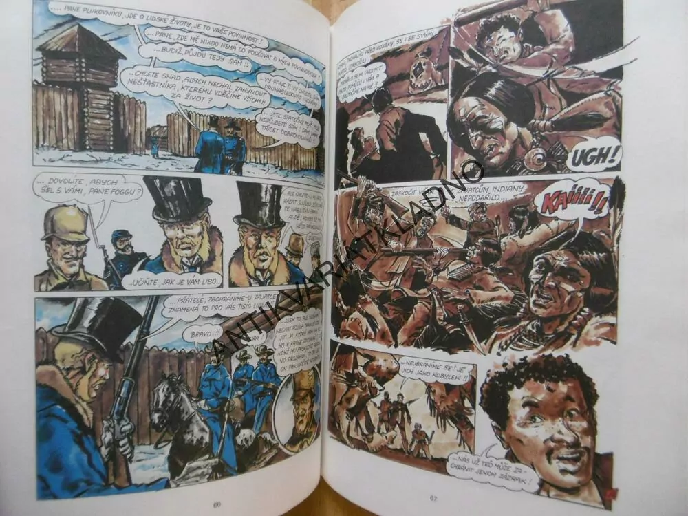 CESTA KOLEM SVĚTA ZA 80 DNÍ, MAGAZÍN KOMETY, KOMETA , KOMIKS