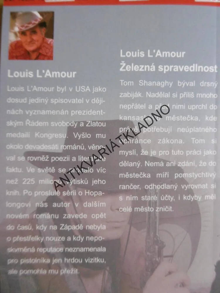 ŽELEZNÁ SPRAVEDLNOST, LOUIS L´AMOUR, **an