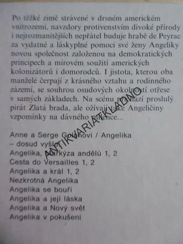 ANGELIKA V POKUŠENÍ, ANNE A SERGE GOLON,