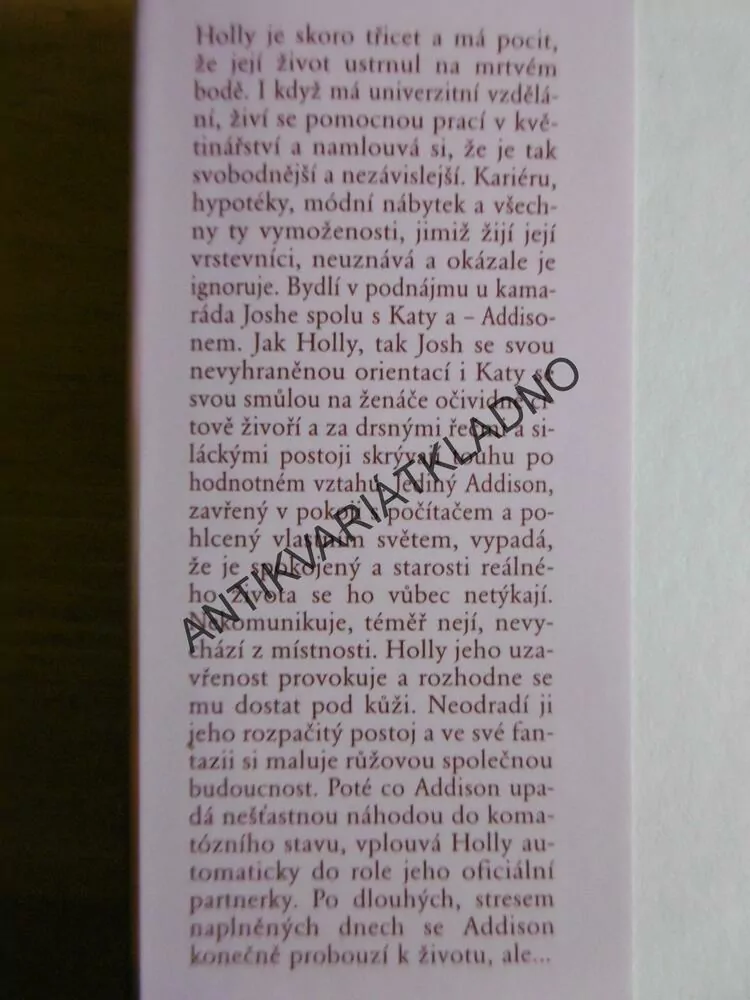 JAK NA ADDISONA, JENNY COLGANOVÁ, **an